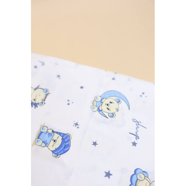 Бавовняна пелюшка · 90×110 см · Ведмедик на місяці — Babywear