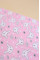 Бавовняна пелюшка · 80×65 см · Рожева кролики — Babywear