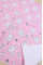 Бавовняна пелюшка · 80×65 см · Рожева кролики — Babywear