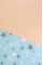 Непромокаюча пелюшка · 50×40 см. · Бірюзова із зірочками — Babywear