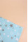 Непромокаюча пелюшка · 50×40 см. · Бірюзова із зірочками — Babywear