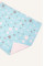 Непромокаюча пелюшка · 50×40 см. · Бірюзова із зірочками — Babywear