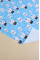 Непромокаюча пелюшка · 50×40 см. · Блакитна з кроликами — Babywear