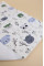 Непромокаюча пелюшка · 50×40 см. · Лісові звірятка — Babywear