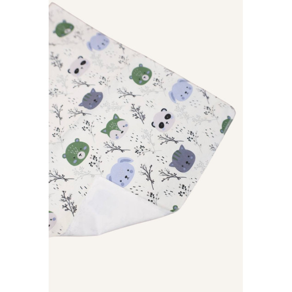 Непромокаюча пелюшка · 50×40 см. · Лісові звірятка — Babywear