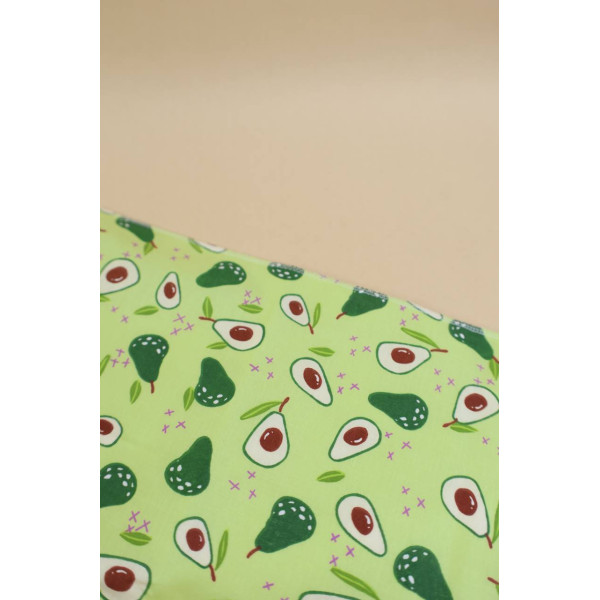 Бавовняна пелюшка · 60×45 см · Зелена з авокадо — Babywear
