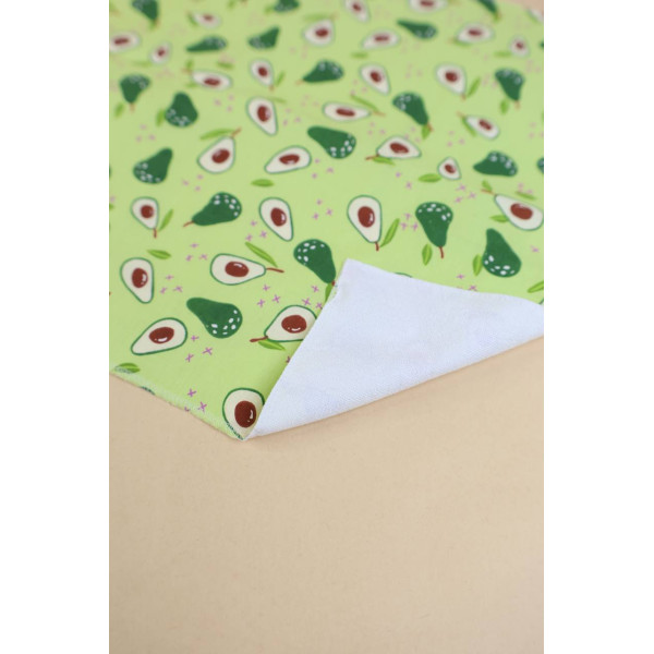 Бавовняна пелюшка · 60×45 см · Зелена з авокадо — Babywear