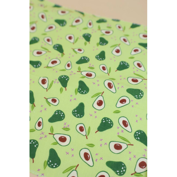 Бавовняна пелюшка · 60×45 см · Зелена з авокадо — Babywear