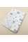 Непромокаюча пелюшка · 80×65 см · Біла зайчики морквинки — Babywear
