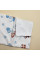 Непромокаюча пелюшка · 120×60 см · Біла з блакитними кульками — Babywear