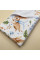 Непромокаюча пелюшка · 120×60 см · Біла зайчики — Babywear