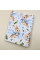 Непромокаюча пелюшка · 80×65 см · Біла з зайчиками — Babywear