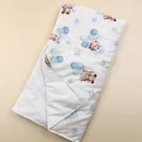 Бавовняна пелюшка · Ведмедик з блакитними кульками — Babywear