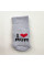 Теплі махрові Сірі I Love mum