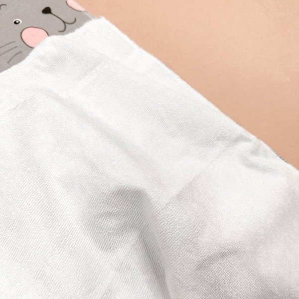 Бавовняна пелюшка · Сірі коти — Babywear