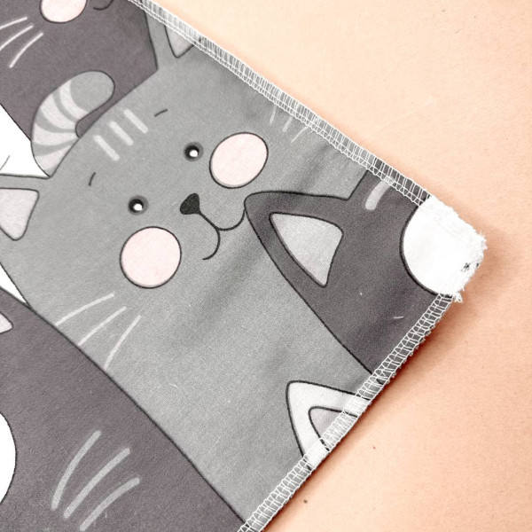 Бавовняна пелюшка · Сірі коти — Babywear