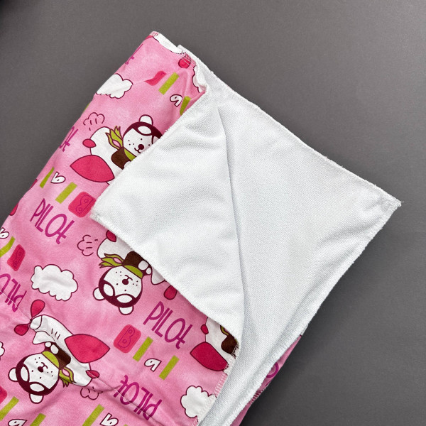 Непромокаюча пелюшка · Рожева · З синтепоном — Babywear