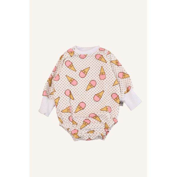 Боді байка Рожевий ріжок — Babywear