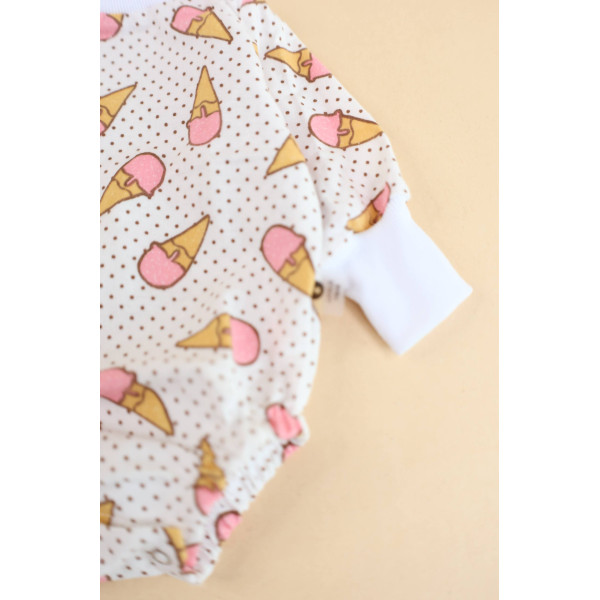 Боді байка Рожевий ріжок — Babywear