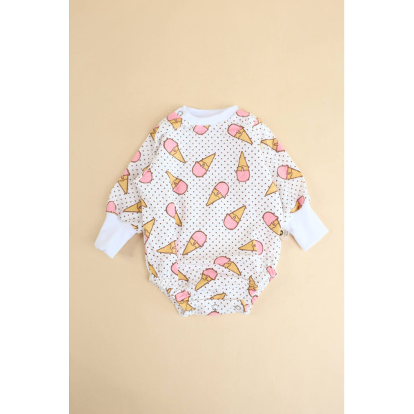 Боді байка Рожевий ріжок — Babywear