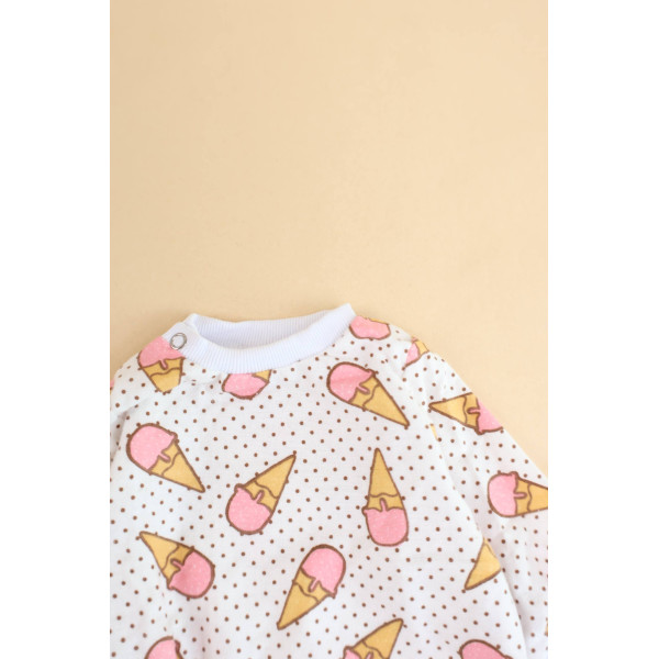 Боді байка Рожевий ріжок — Babywear