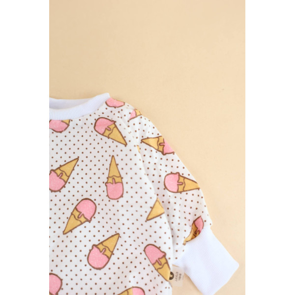 Боді байка Рожевий ріжок — Babywear
