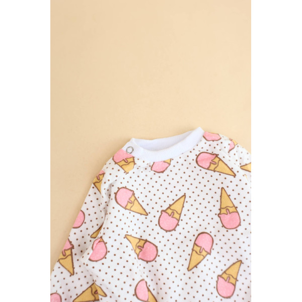 Боді байка Рожевий ріжок — Babywear