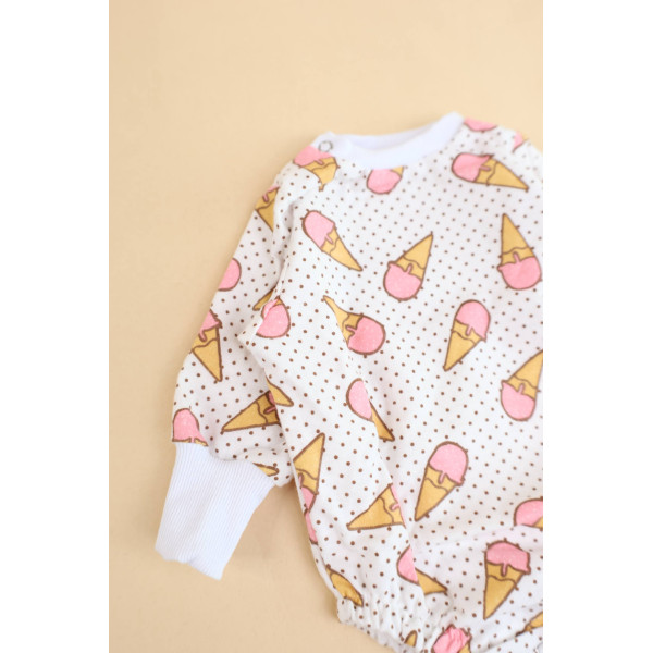 Боді байка Рожевий ріжок — Babywear