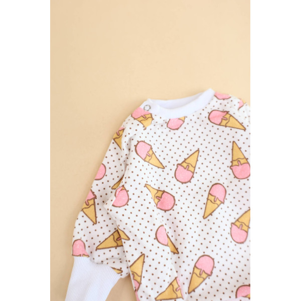 Боді байка Рожевий ріжок — Babywear