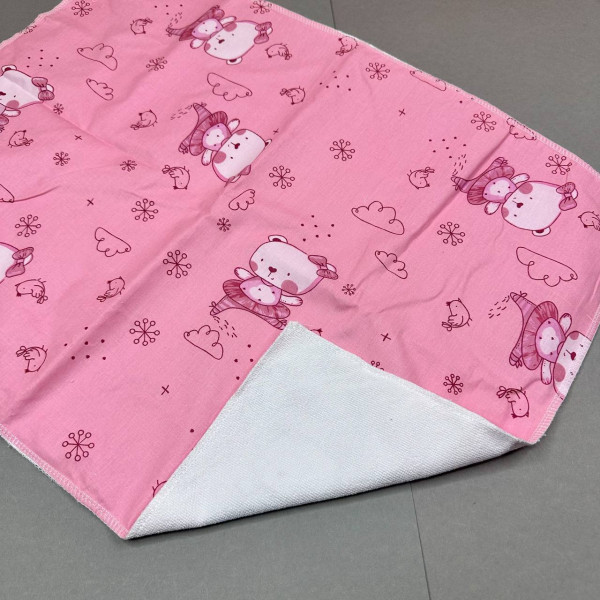 Бавовняна пелюшка · Рожеві ведмедики — Babywear