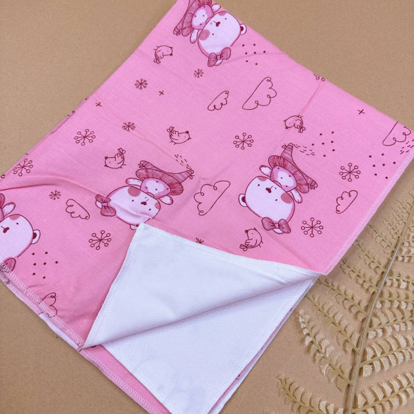 Бавовняна пелюшка · Рожеві ведмедики — Babywear