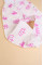 Повзунки із ситцю Білі з рожевими коронами (56–74)