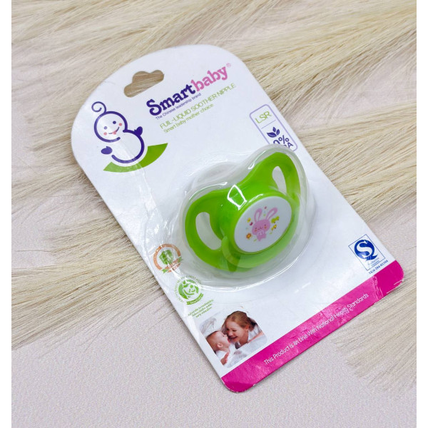 Пустушка Smart Baby вишенька Зелена