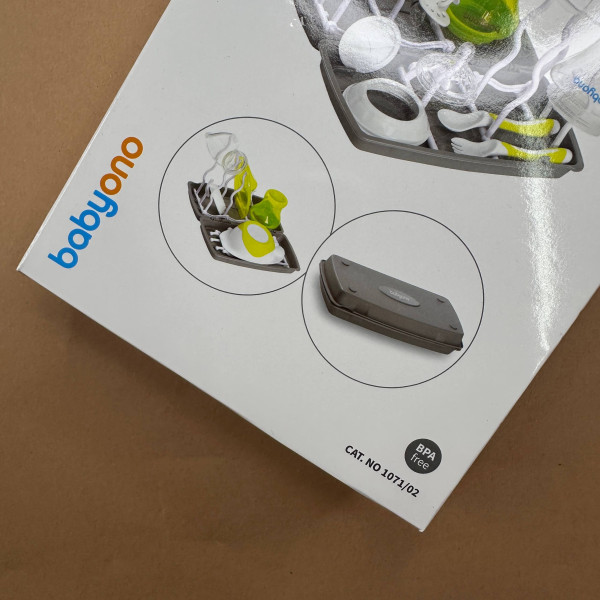 Сушарка для пляшечок від Babyono Темно сіра