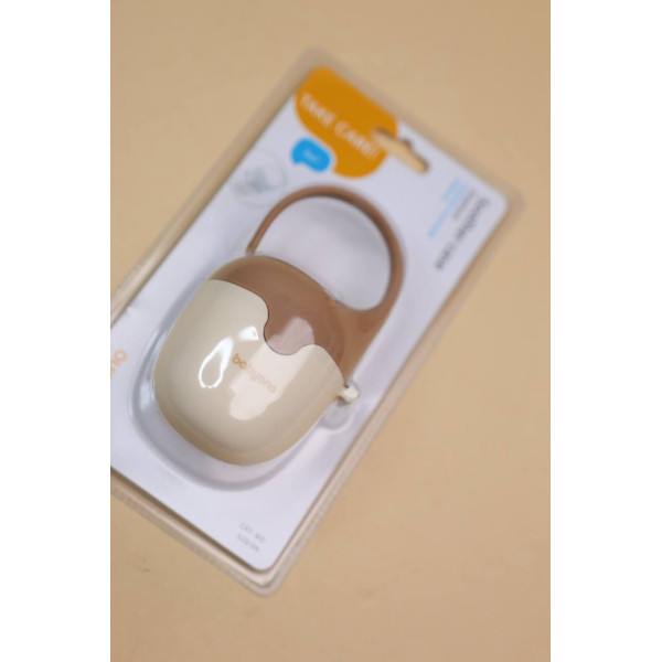 Контейнер для пустушок у формі слоника BabyOno Бежевий