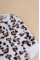 Плюшевий комфортний  комбінезон без капюшона Коричневий леопард (56–92)