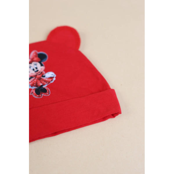 Шапочка із куліру Червона Minni Mouse