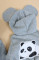 Ромпер из тринитки Сірий Panda