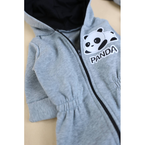 Ромпер из тринитки Сірий Panda
