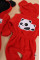 Ромпер из тринитки Червоний Panda