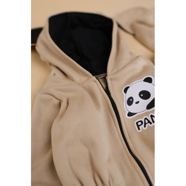 Ромпер из тринитки Бежевий Panda