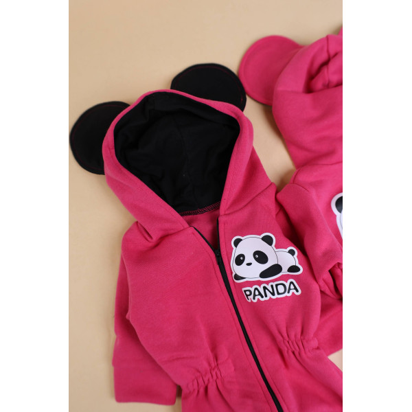 Ромпер из тринитки Малиновий Panda