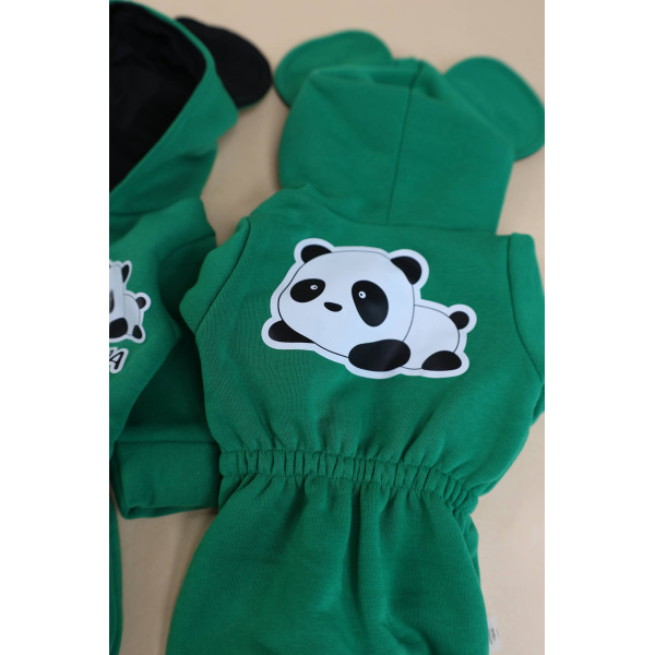 Ромпер из тринитки Зелений Panda