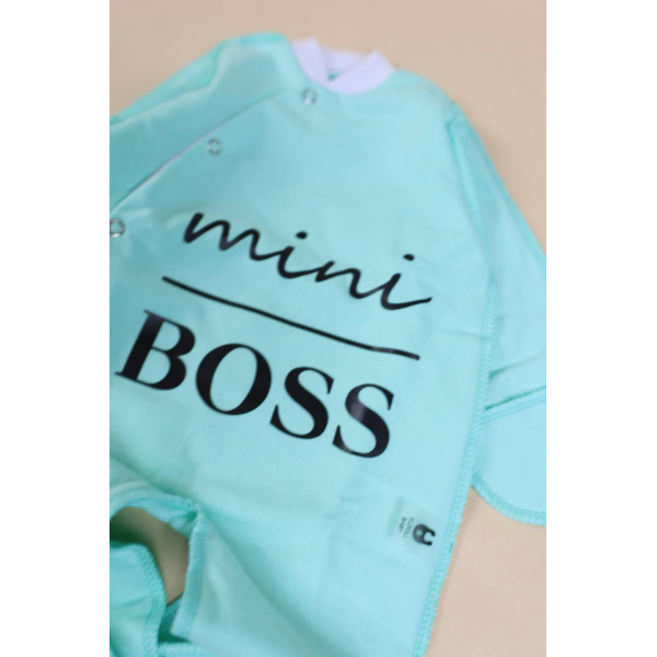 Чоловічок з байки (футер) М'ятний «Mini Boss»