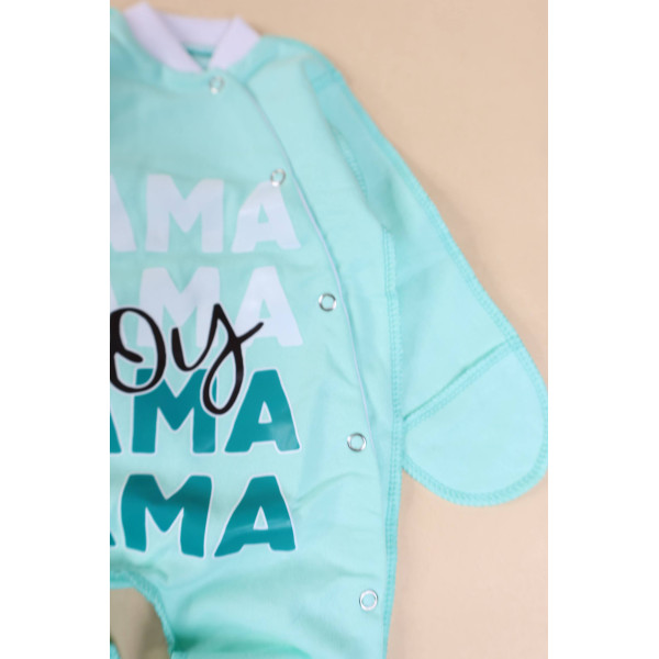 Чоловічок з байки (футер) М'ятний "Mama Boy"