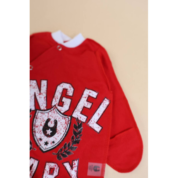 Чоловічок з байки (футер) Червоний «Angel Baby»