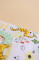 Бавовняна пелюшка · 90×110 см · Тигренята та зелені листочки