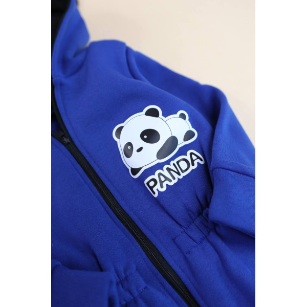Ромпер из тринитки Синій Panda