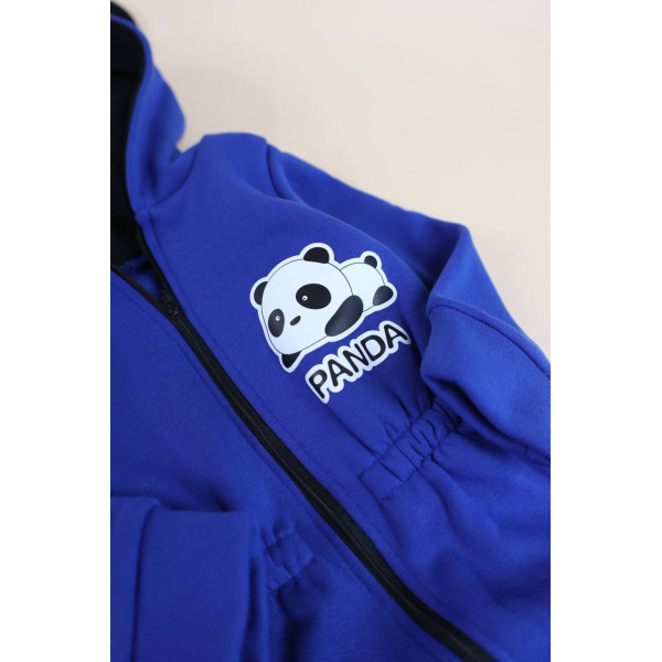 Ромпер из тринитки Синій Panda