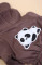 Ромпер из тринитки Коричневий Panda